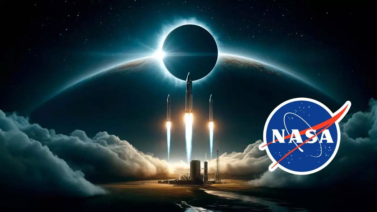 Nasa | సంపూర్ణ సూర్యగ్రహణం చీకట్లలో సౌండింగ్ రాకెట్లను నింగిలోకి పంపబోతున్న నాసా..! Nasa | సంపూర్ణ సూర్యగ్రహణం చీకట్లలో సౌండింగ్ రాకెట్లను నింగిలోకి పంపబోతున్న నాసా..!