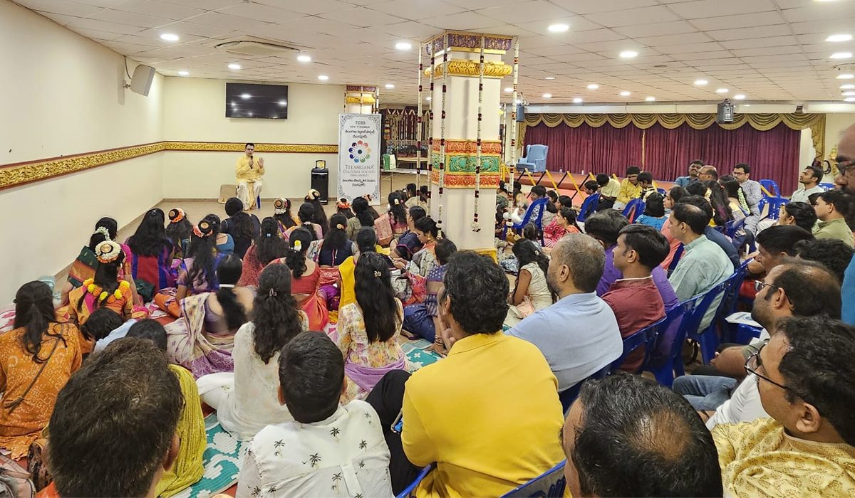 తెలంగాణ కల్చరల్ సొసైటీ, సింగపూర్ ఆధ్వర్యంలో ఘనంగా శ్రీ క్రోధి నామ సంవత్సర ఉగాది వేడుకలు, పంచాంగ శ్రవణం తెలంగాణ కల్చరల్ సొసైటీ, సింగపూర్ ఆధ్వర్యంలో ఘనంగా శ్రీ క్రోధి నామ సంవత్సర ఉగాది వేడుకలు, పంచాంగ శ్రవణం