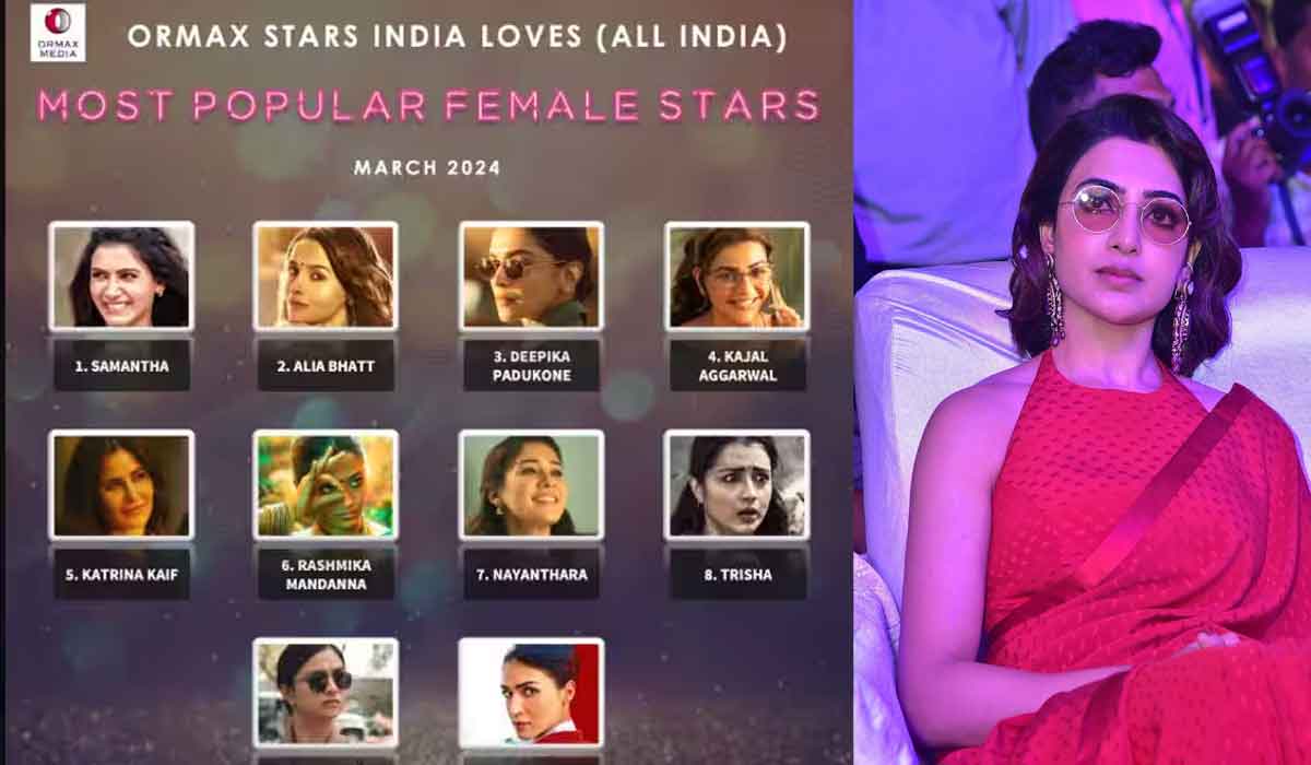 Samantha|సమంత చేతిలో ఒక్క సినిమా లేదు.. అయినా కూడా రష్మిక, కాజల్, నయనతార వెనక్కి నెట్టేసింది..! Samantha|సమంత చేతిలో ఒక్క సినిమా లేదు.. అయినా కూడా రష్మిక, కాజల్, నయనతార వెనక్కి నెట్టేసింది..!