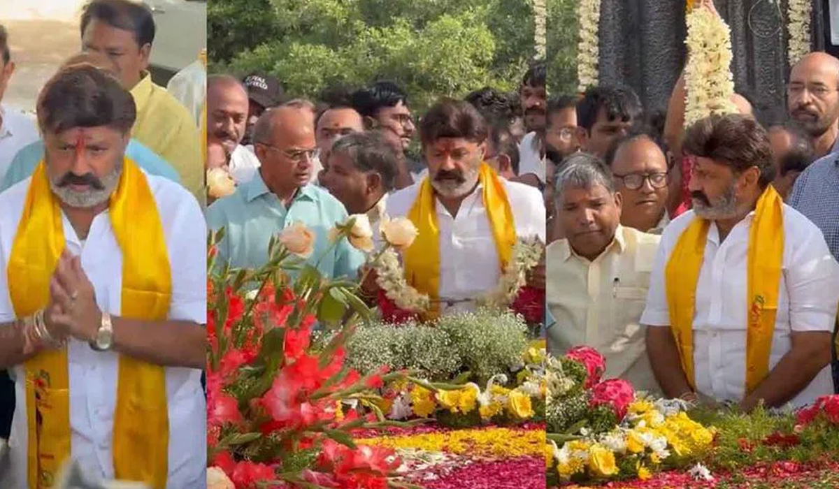 NTR | నటనకు విశ్వవిద్యాలయం ఎన్టీఆర్: బాలకృష్ణ NTR | నటనకు విశ్వవిద్యాలయం ఎన్టీఆర్: బాలకృష్ణ