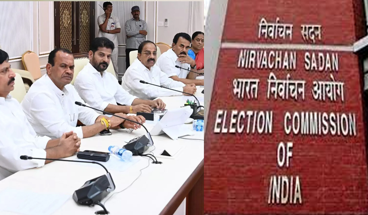 Telangana Cabinet | తెలంగాణ కేబినెట్ భేటీకి సీఈసీ గ్రీన్ సిగ్నల్.. షరతులతో కూడిన అనుమతి Telangana Cabinet | తెలంగాణ కేబినెట్ భేటీకి సీఈసీ గ్రీన్ సిగ్నల్.. షరతులతో కూడిన అనుమతి