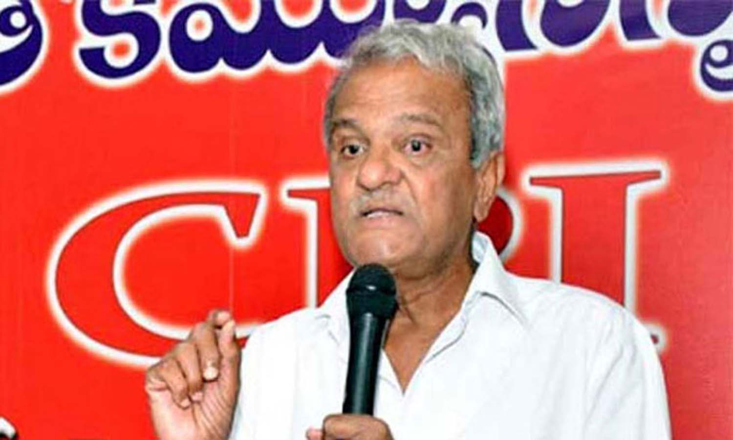 CPI Narayana | అమరవీరుల త్యాగాలు.. పోరాటాలతోనే తెలంగాణ: సీపీఐ నారాయణ CPI Narayana | అమరవీరుల త్యాగాలు.. పోరాటాలతోనే తెలంగాణ: సీపీఐ నారాయణ