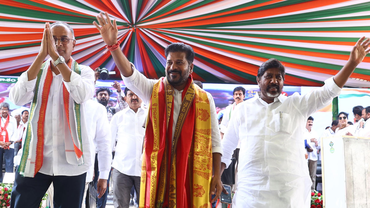 CM Revanth Reddy | ఖమ్మం జిల్లా స్పూర్తితోనే తెలంగాణ రాష్ట్రం ఏర్పడ్డది CM Revanth Reddy | ఖమ్మం జిల్లా స్పూర్తితోనే తెలంగాణ రాష్ట్రం ఏర్పడ్డది
