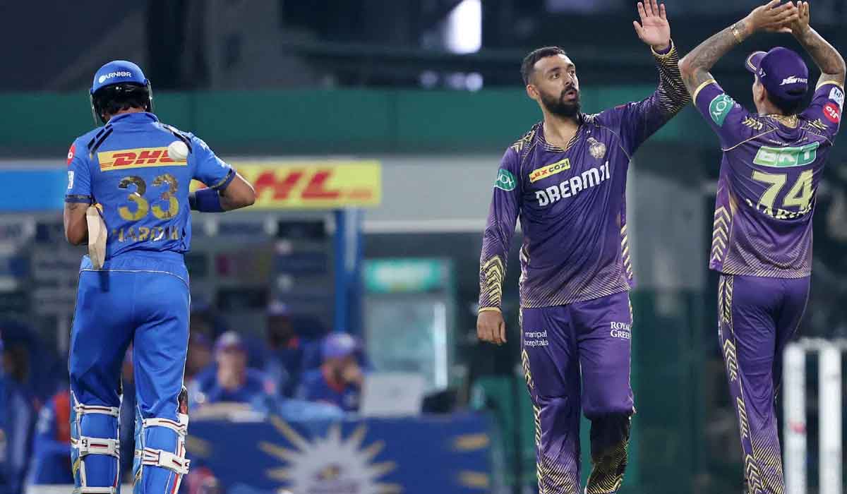 KKR vs MI| కొంప ముంచిన హార్ధిక్.. ప్లే ఆఫ్స్కి చేరుకున్న కోల్కతా KKR vs MI| కొంప ముంచిన హార్ధిక్.. ప్లే ఆఫ్స్కి చేరుకున్న కోల్కతా