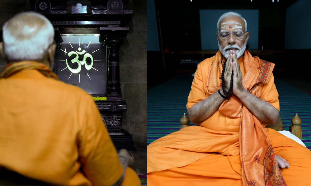 PM Modi | పాతిక కెమెరాల మధ్య మోదీ ధ్యానమా? PM Modi | పాతిక కెమెరాల మధ్య మోదీ ధ్యానమా?