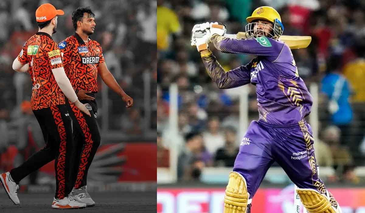 SRH vs KKR|సన్రైజర్స్పై గెలుపుతో ఫైనల్కి చేరిన కోల్కతా.. ఆ సెంటిమెంట్ రిపీట్ అయితే కప్ ఎస్ఆర్హెచ్దే..! SRH vs KKR|సన్రైజర్స్పై గెలుపుతో ఫైనల్కి చేరిన కోల్కతా.. ఆ సెంటిమెంట్ రిపీట్ అయితే కప్ ఎస్ఆర్హెచ్దే..!
