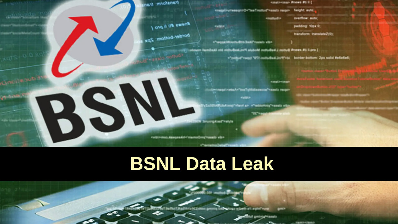 BSNL Data | ప్రమాదంలో బీఎస్ఎన్ఎల్ యూజర్ల డాటా.. అమ్మకానికి పెట్టిన హ్యాకర్..! BSNL Data | ప్రమాదంలో బీఎస్ఎన్ఎల్ యూజర్ల డాటా.. అమ్మకానికి పెట్టిన హ్యాకర్..!