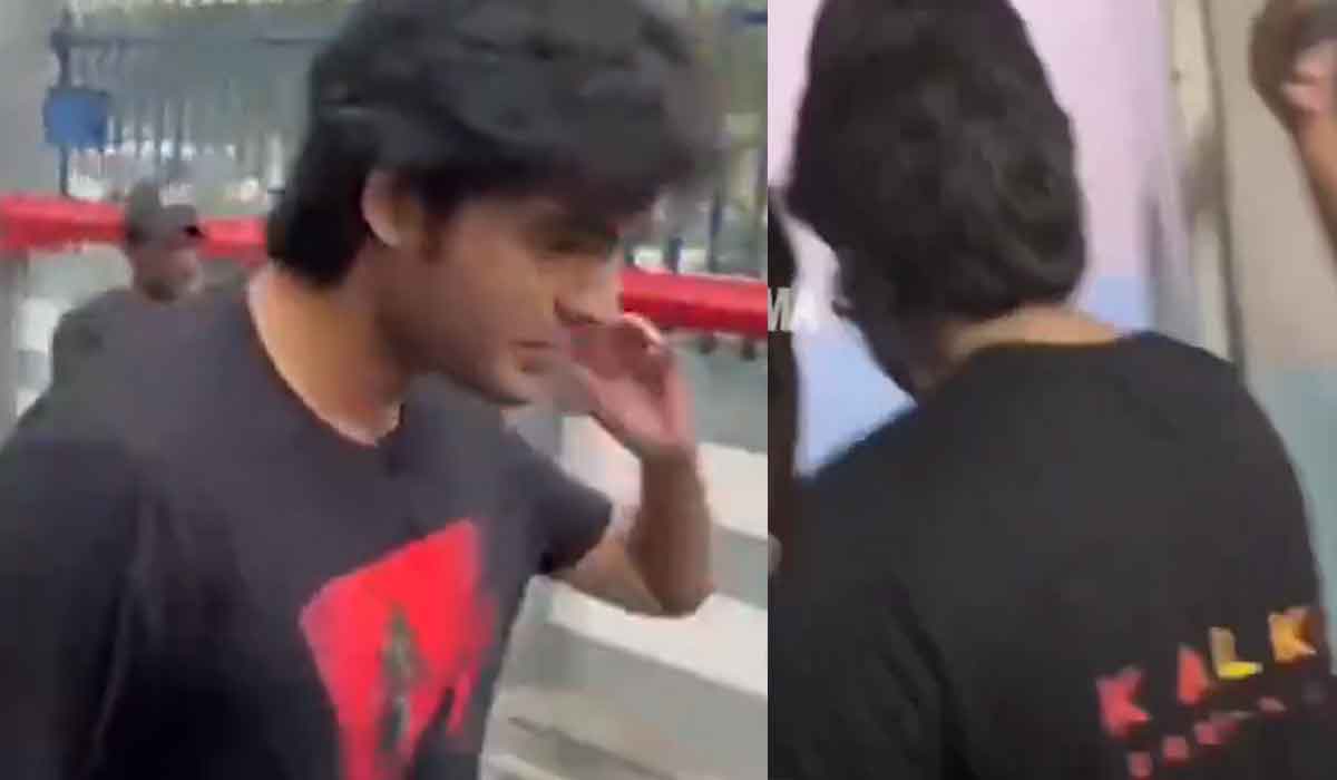Akira Nandan| పార్కింగ్ ఏరియా నుండి ప్రభాస్ మూవీ చూసేందుకు థియేటర్లోకి వెళ్లిన అకీరా..! Akira Nandan| పార్కింగ్ ఏరియా నుండి ప్రభాస్ మూవీ చూసేందుకు థియేటర్లోకి వెళ్లిన అకీరా..!