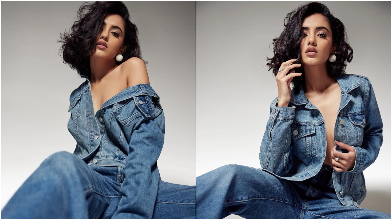 Malvika Sharma | జాకెట్ బటన్స్ విప్పేసి కెమెరాకి పోజులు ఇచ్చిన మాల్వికా శర్మ