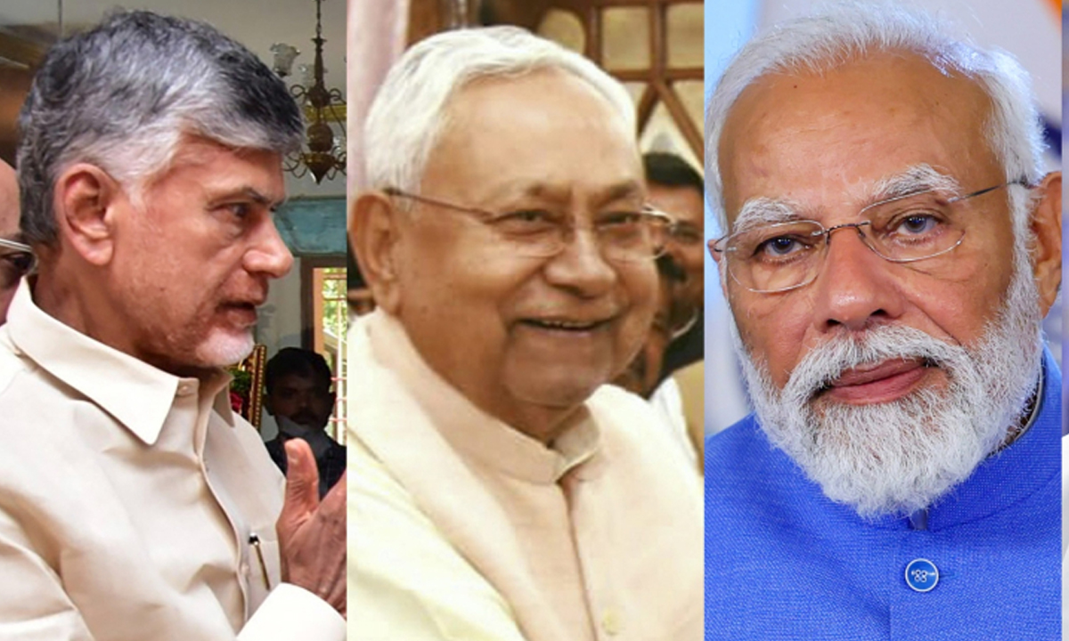మోడీ భవితవ్యాన్ని తేల్చేది జేడీయూ, టీడీపీలే మోడీ భవితవ్యాన్ని తేల్చేది జేడీయూ, టీడీపీలే