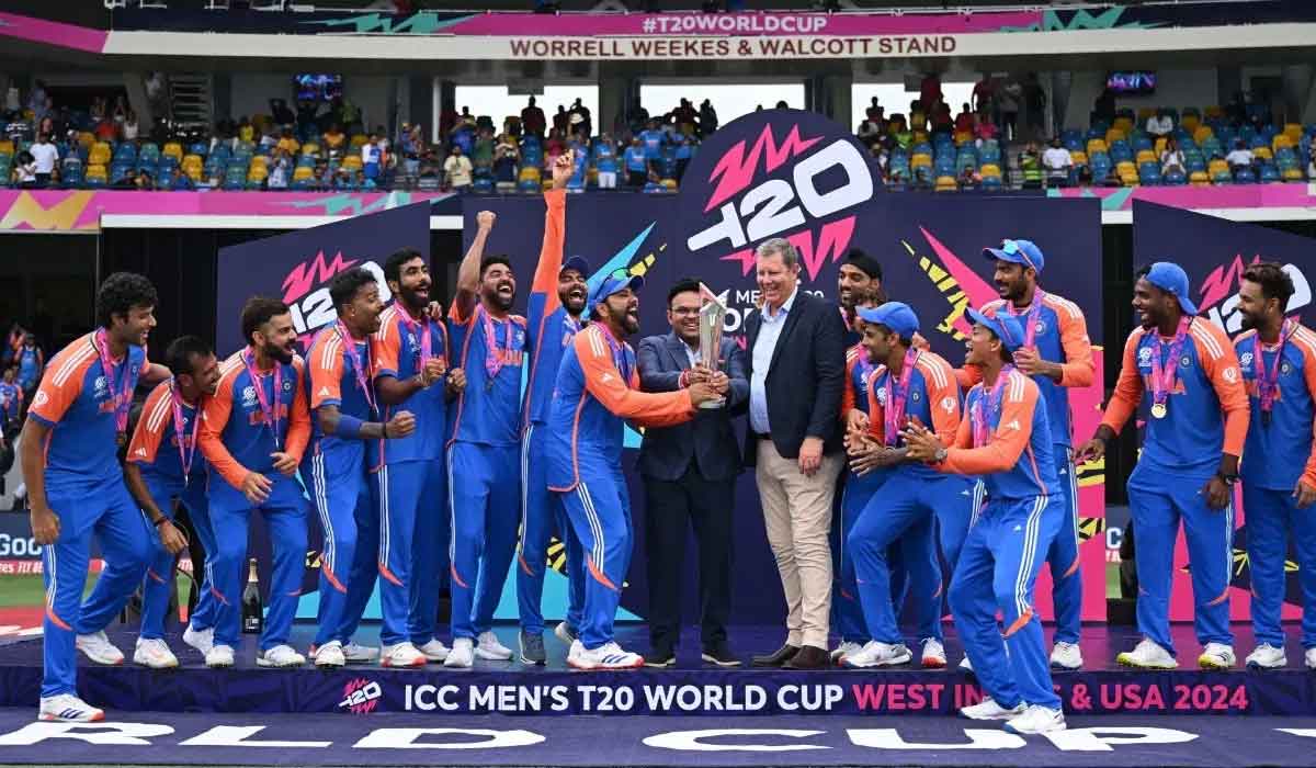 T20 WC 2024 Prize Money| వరల్డ్ కప్ గెలిచిన టీమిండియాకి కాసుల వర్షం.. ఏయే జట్లకి ఎంత ప్రైజ్మనీ అంటే..! T20 WC 2024 Prize Money| వరల్డ్ కప్ గెలిచిన టీమిండియాకి కాసుల వర్షం.. ఏయే జట్లకి ఎంత ప్రైజ్మనీ అంటే..!