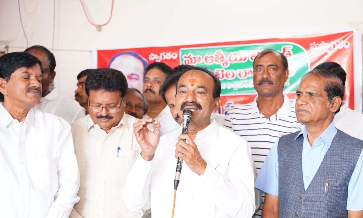 మల్కాజ్గిరి అభివృద్ధికి కృషి చేస్తా ఉపాధి, మౌలిక వసతులక కల్పనపై ఫోకస్ : ఎంపీ ఈటల రాజేందర్ మల్కాజ్గిరి అభివృద్ధికి కృషి చేస్తా ఉపాధి, మౌలిక వసతులక కల్పనపై ఫోకస్ : ఎంపీ ఈటల రాజేందర్