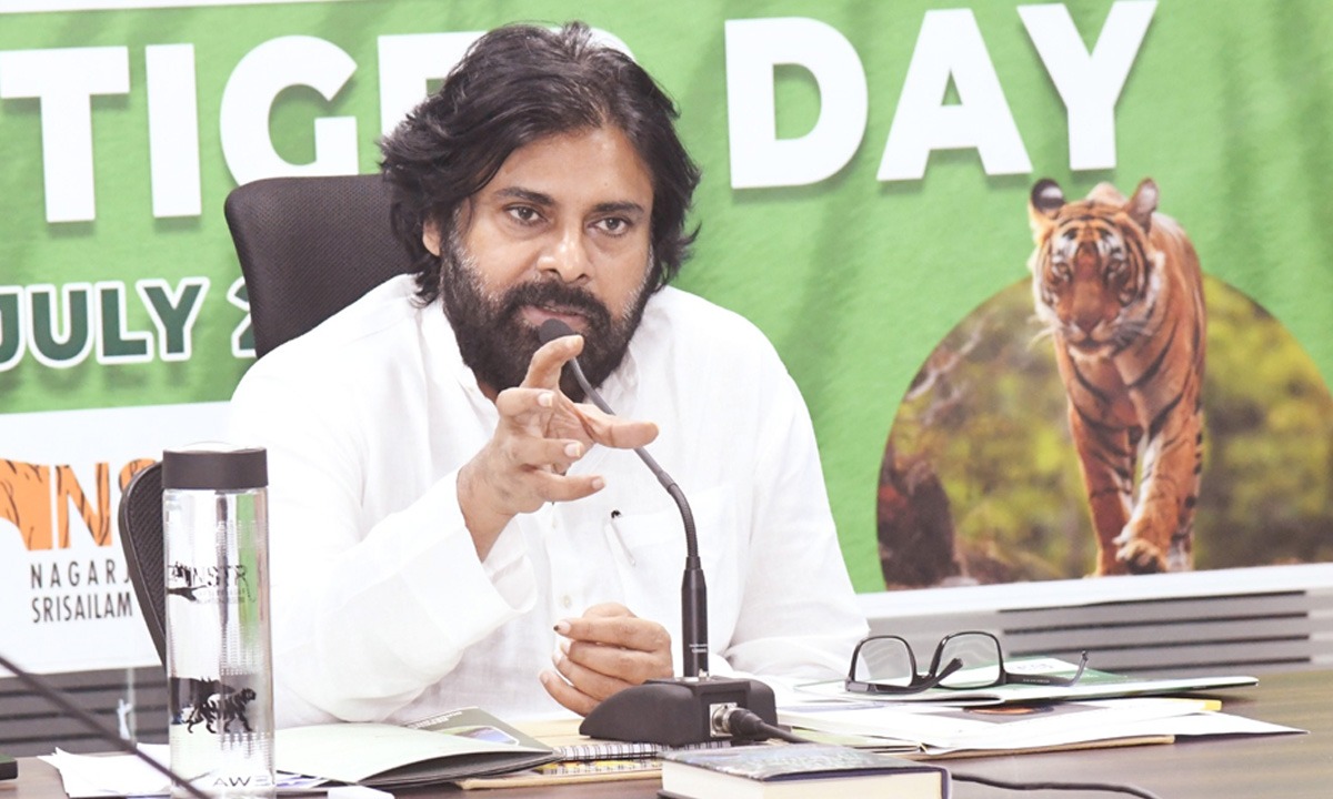 Pawan Kalyan | పులుల సంఖ్య పెంచాలి ,సంరక్షణ ప్రణాళికలు సిద్ధం చేయండి … ఏపీ డిప్యూటీ సీఎం పవన్ కళ్యాన్ Pawan Kalyan | పులుల సంఖ్య పెంచాలి ,సంరక్షణ ప్రణాళికలు సిద్ధం చేయండి … ఏపీ డిప్యూటీ సీఎం పవన్ కళ్యాన్