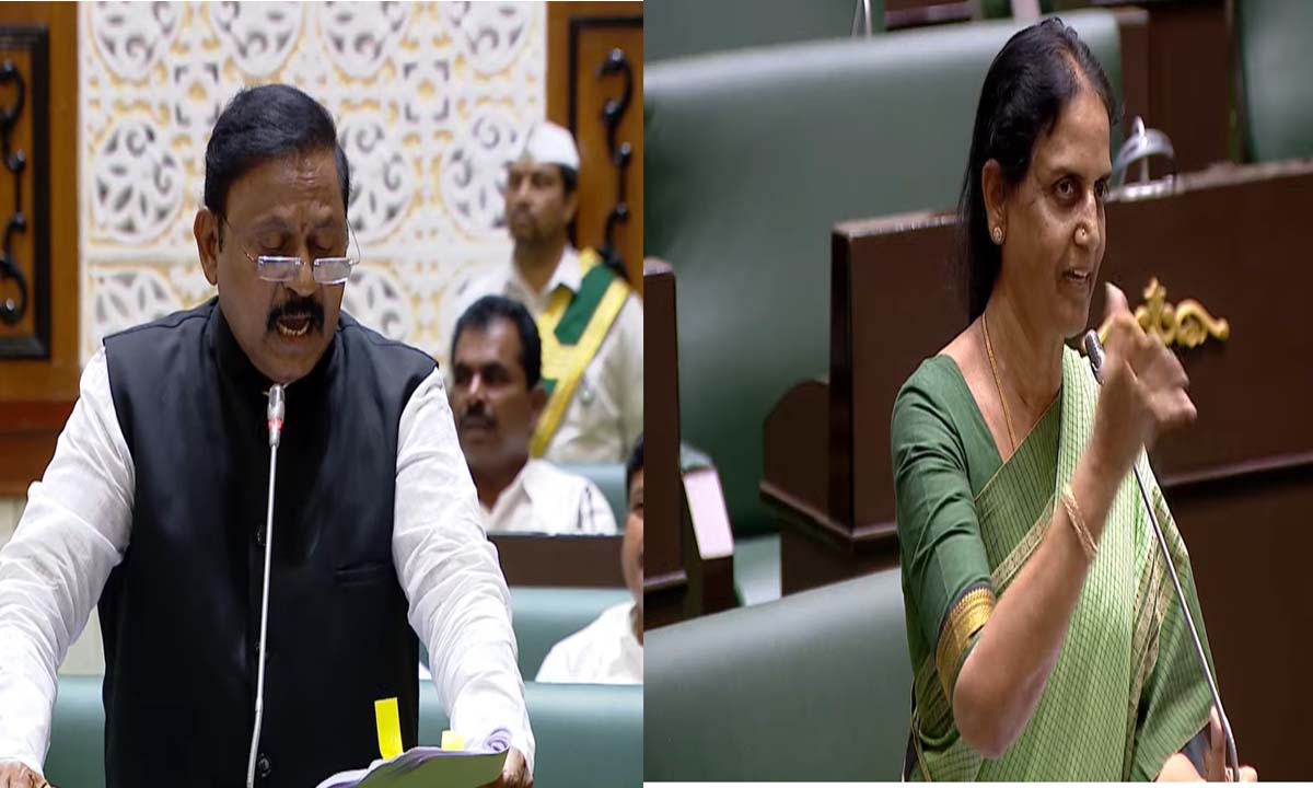 Assembly Budget | అసెంబ్లీలో జిల్లాల పునర్విభజన రచ్చ పరిగి ఎమ్మెల్యే రాంమోహన్ రెడ్డి…సబితాల మధ్య సంవాదం Assembly Budget | అసెంబ్లీలో జిల్లాల పునర్విభజన రచ్చ పరిగి ఎమ్మెల్యే రాంమోహన్ రెడ్డి…సబితాల మధ్య సంవాదం