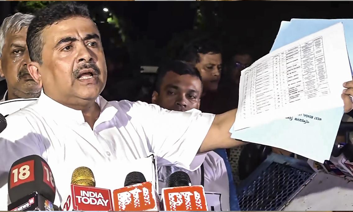 Suvendu Adhikari | ప్రధాని ‘సబ్ కా సాథ్‘ నినాదాన్ని తిరస్కరించిన బెంగాల్ బీజేపీ నేత సువేంధు అధికారి Suvendu Adhikari | ప్రధాని ‘సబ్ కా సాథ్‘ నినాదాన్ని తిరస్కరించిన బెంగాల్ బీజేపీ నేత సువేంధు అధికారి