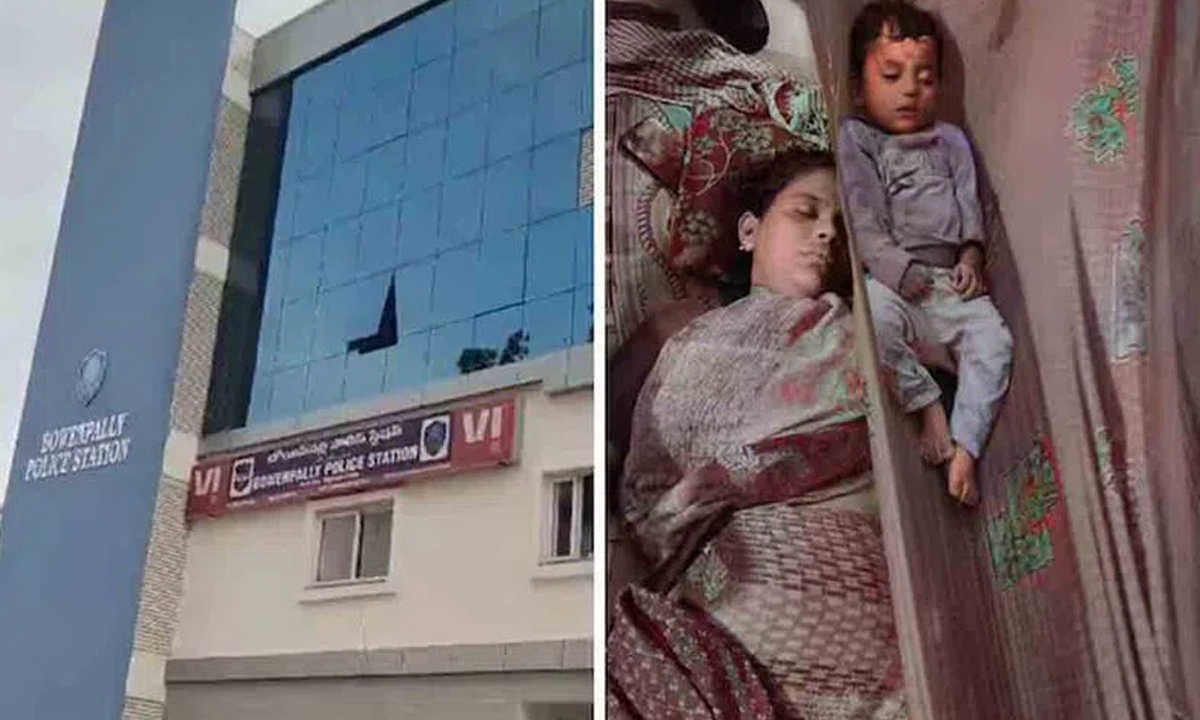 Hyderabad | బోయిన్పల్లిలో దారుణం.. భార్య, బిడ్డను హత్య చేసి ఆత్మహత్య Hyderabad | బోయిన్పల్లిలో దారుణం.. భార్య, బిడ్డను హత్య చేసి ఆత్మహత్య