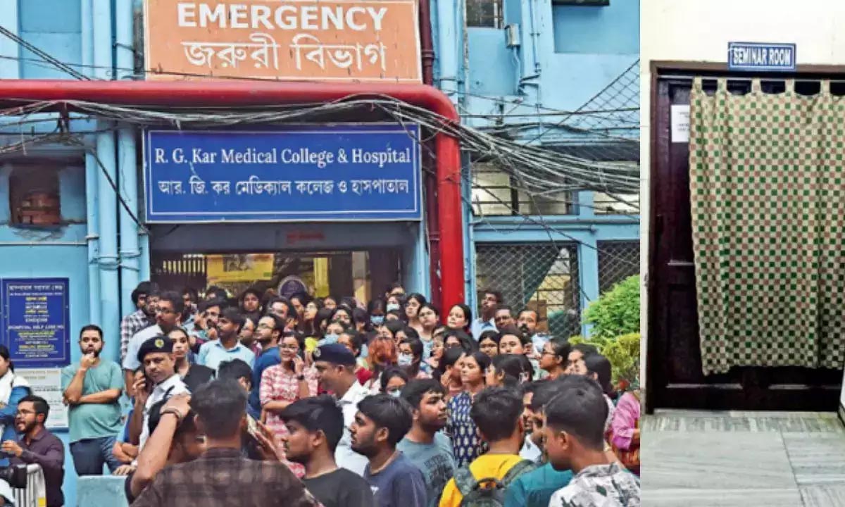 Junior doctor murdered । సంచలనం రేపిన కోల్కతా జూనియర్ డాక్టర్ రేప్, హత్య: నిందితుడి అరెస్ట్.. ఘటనపై సిట్ ఏర్పాటు Junior doctor murdered । సంచలనం రేపిన కోల్కతా జూనియర్ డాక్టర్ రేప్, హత్య: నిందితుడి అరెస్ట్.. ఘటనపై సిట్ ఏర్పాటు