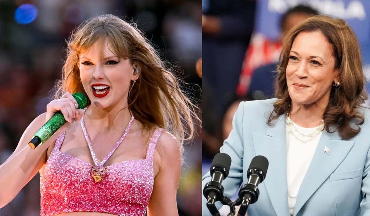 Taylor Swift | అమెరికా అధ్యక్ష ఎన్నికలు.. కమలా హారిస్కు పాప్ సింగర్ టేలర్ స్విఫ్ట్ మద్దతు..! Taylor Swift | అమెరికా అధ్యక్ష ఎన్నికలు.. కమలా హారిస్కు పాప్ సింగర్ టేలర్ స్విఫ్ట్ మద్దతు..!