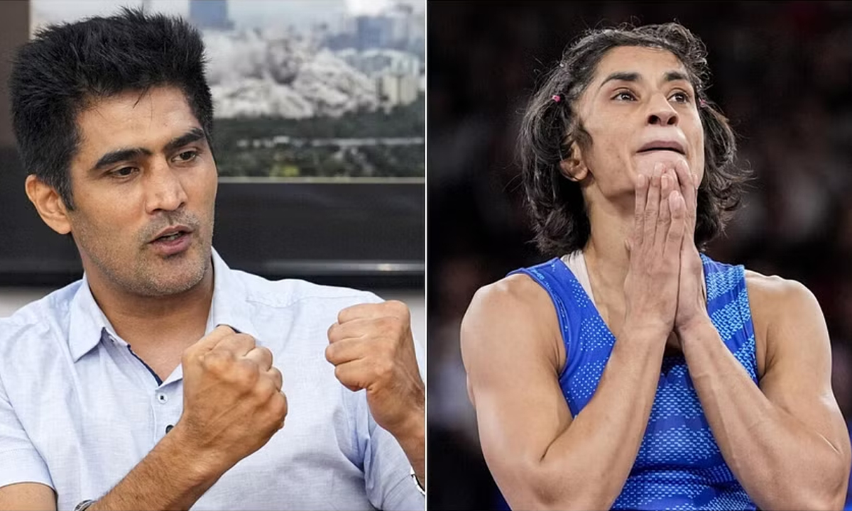 Vijender Singh | వినేశ్మీద భారీ కుట్ర! అనర్హతపై బాక్సర్ విజేందర్ ఏమంటున్నాడు? ప్రధాని సందేశమేంటి? Vijender Singh | వినేశ్మీద భారీ కుట్ర! అనర్హతపై బాక్సర్ విజేందర్ ఏమంటున్నాడు? ప్రధాని సందేశమేంటి?