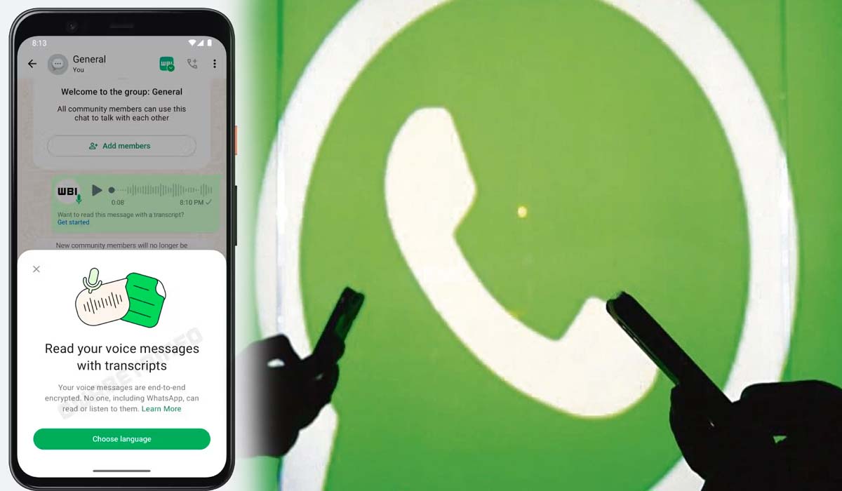 WhatsApp | ఇక థర్డ్పార్టీకి చెప్పేసేయండి టాటా..! సరికొత్త నోట్ ట్రాన్స్స్క్రిప్ట్ తెచ్చిన వాట్సాప్..! WhatsApp | ఇక థర్డ్పార్టీకి చెప్పేసేయండి టాటా..! సరికొత్త నోట్ ట్రాన్స్స్క్రిప్ట్ తెచ్చిన వాట్సాప్..!