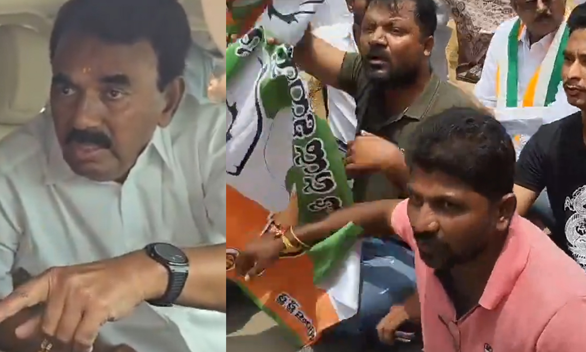 Minister Jupally Krishna Rao | మంత్రి జూపల్లికి సొంత పార్టీ శ్రేణుల నుంచి నిరసన సెగ.. కాన్వాయ్ అడ్డగింత Minister Jupally Krishna Rao | మంత్రి జూపల్లికి సొంత పార్టీ శ్రేణుల నుంచి నిరసన సెగ.. కాన్వాయ్ అడ్డగింత