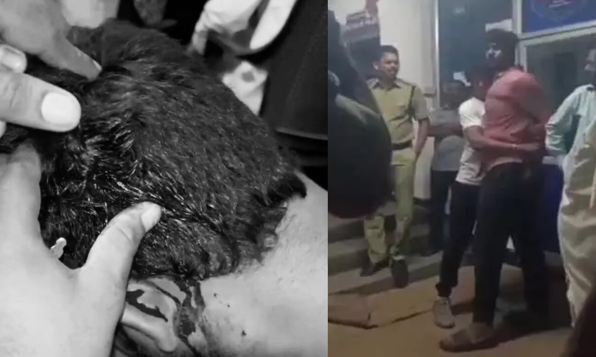 మద్యంమత్తులో సీఐ కొడుకు వీరంగం.. అడ్డువచ్చిన వారిపై దౌర్జన్యం మద్యంమత్తులో సీఐ కొడుకు వీరంగం.. అడ్డువచ్చిన వారిపై దౌర్జన్యం