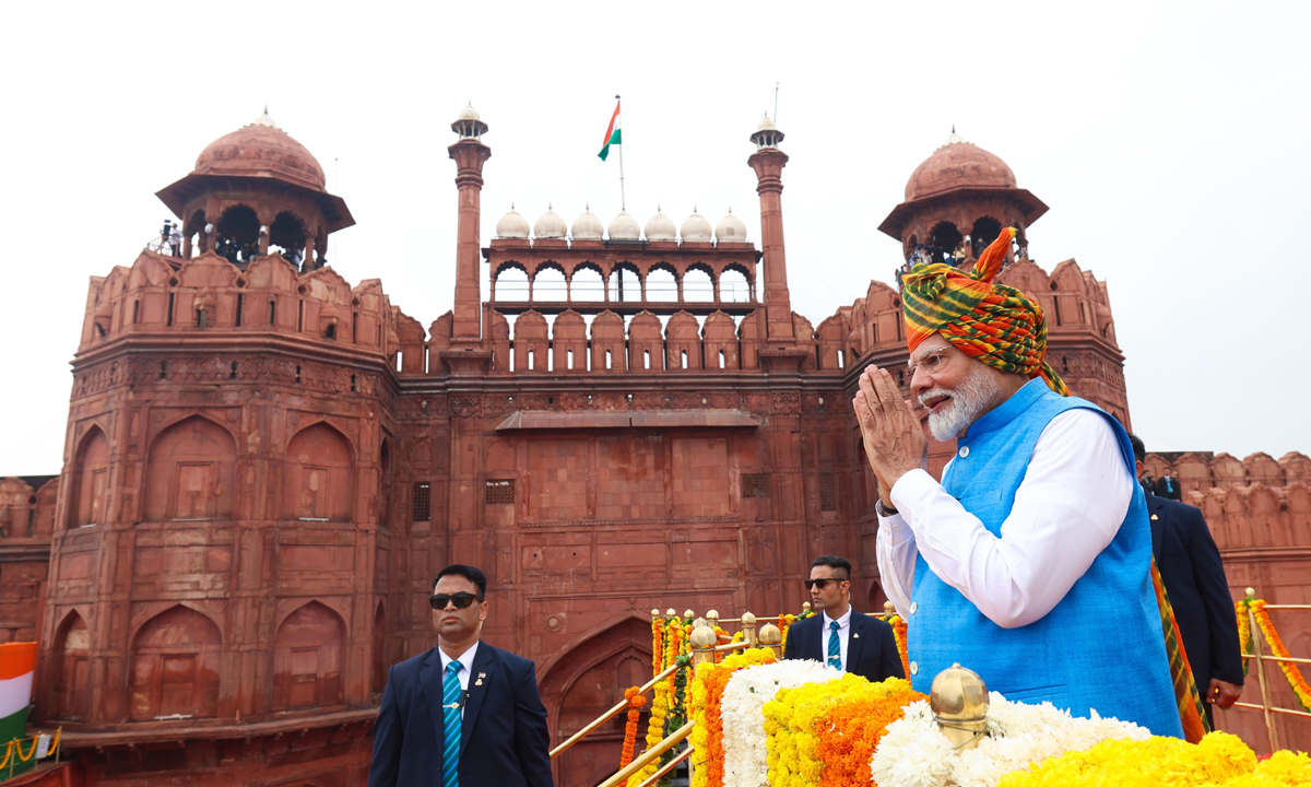 PM Modi | ప్రధానుల ఎర్రకోట ప్రసంగాల్లో మోదీ కొత్త రికార్డు PM Modi | ప్రధానుల ఎర్రకోట ప్రసంగాల్లో మోదీ కొత్త రికార్డు