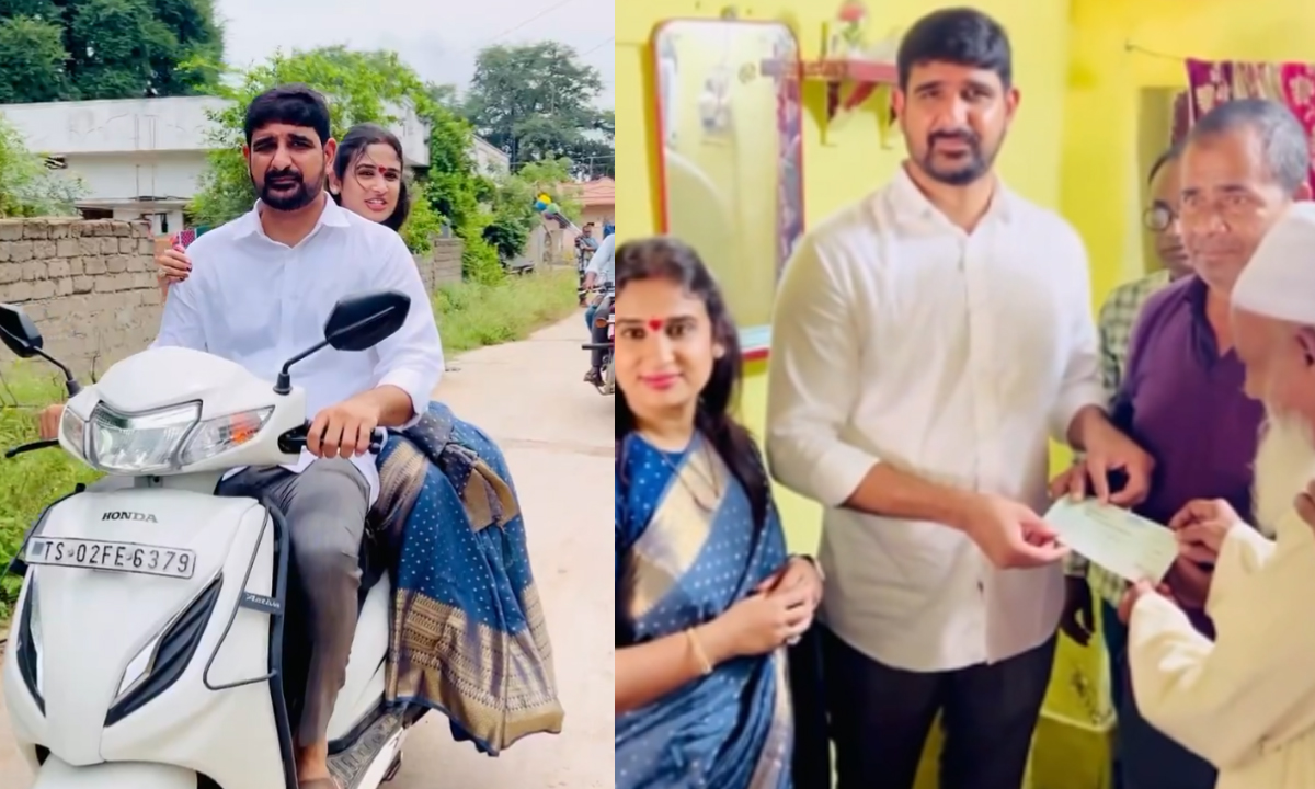 Padi Kaushik Reddy | ఇంటింటికి పాడి కౌశిక్రెడ్డి దంపతులు.. లబ్ధిదారుల ఇళ్లకు వెళ్లి చెక్కుల పంపిణీ Padi Kaushik Reddy | ఇంటింటికి పాడి కౌశిక్రెడ్డి దంపతులు.. లబ్ధిదారుల ఇళ్లకు వెళ్లి చెక్కుల పంపిణీ