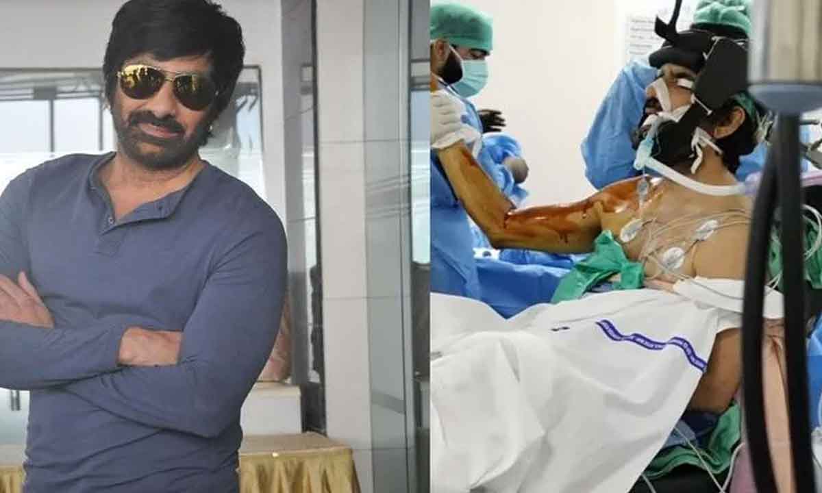 Ravi Teja|ఆసుపత్రి బెడ్పై రవితేజని ఇలా చూసి అందరు షాక్.. అసలు ఏమైంది..! Ravi Teja|ఆసుపత్రి బెడ్పై రవితేజని ఇలా చూసి అందరు షాక్.. అసలు ఏమైంది..!