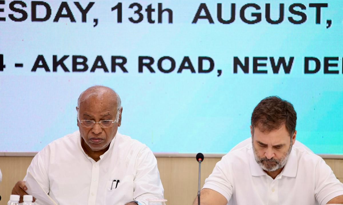 congress | సెబీ చీఫ్ను తప్పించాలంటూ ఆగస్ట్ 22న కాంగ్రెస్ దేశవ్యాప్త ఆందోళనలు congress | సెబీ చీఫ్ను తప్పించాలంటూ ఆగస్ట్ 22న కాంగ్రెస్ దేశవ్యాప్త ఆందోళనలు