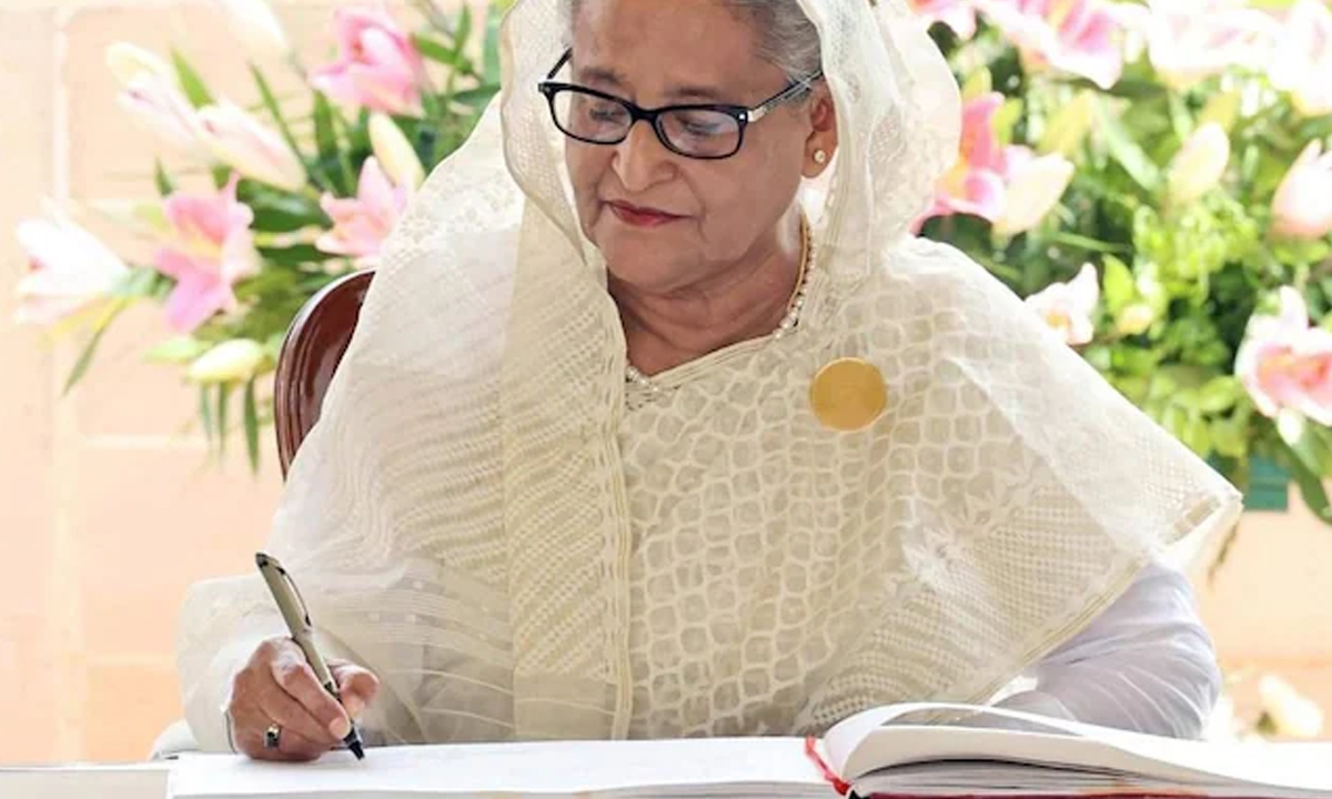 Sheikh Hasina । బంగ్లాదేశ్ ప్రధాని పదవికి షేక్ హసీనా రాజీనామా Sheikh Hasina । బంగ్లాదేశ్ ప్రధాని పదవికి షేక్ హసీనా రాజీనామా