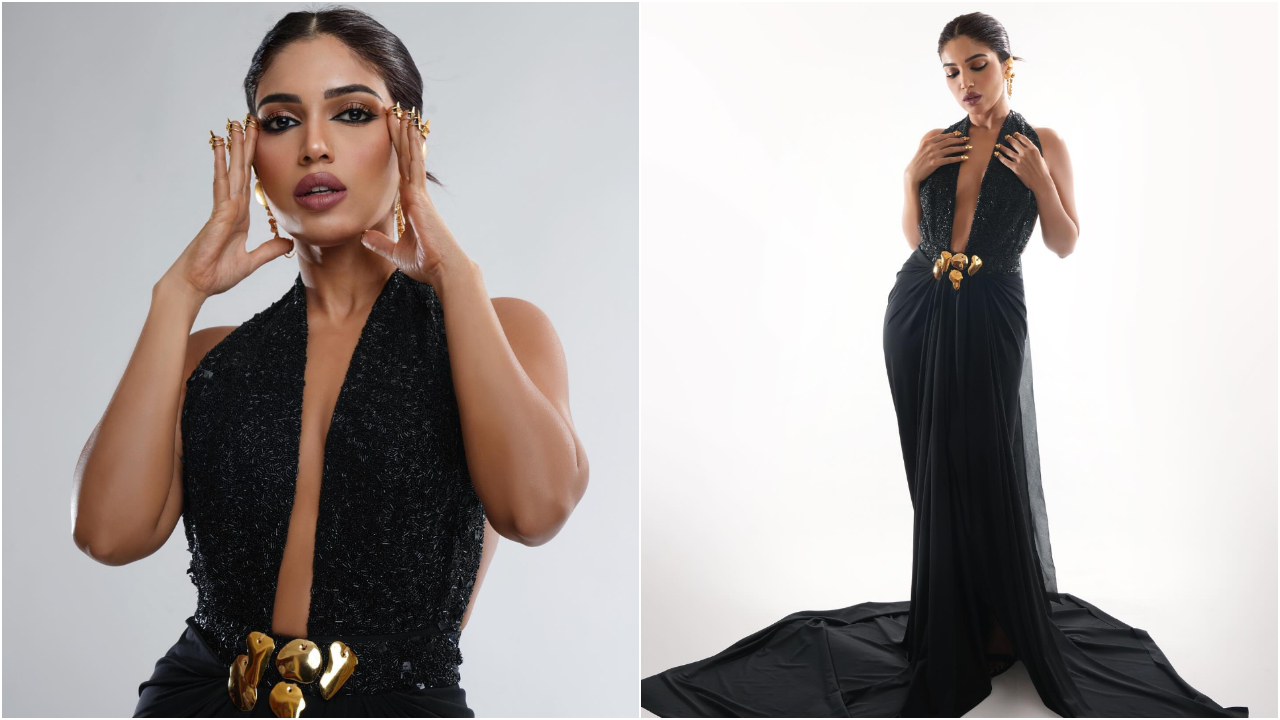 Bhumi Pednekar | బ్లాక్ అవుట్ ఫిట్ అందాలతో బాప్ రే అనిపిస్తున్న భూమి పెడ్నేకర్