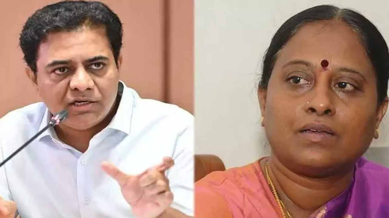 KTR vs Konda Surekha | కొండా సురేఖకు లీగల్ నోటీసులు పంపిన కేటీఆర్.. క్షమాపణలు చెప్పకుంటే పరువు నష్టం దావా వేస్తా.. KTR vs Konda Surekha | కొండా సురేఖకు లీగల్ నోటీసులు పంపిన కేటీఆర్.. క్షమాపణలు చెప్పకుంటే పరువు నష్టం దావా వేస్తా..