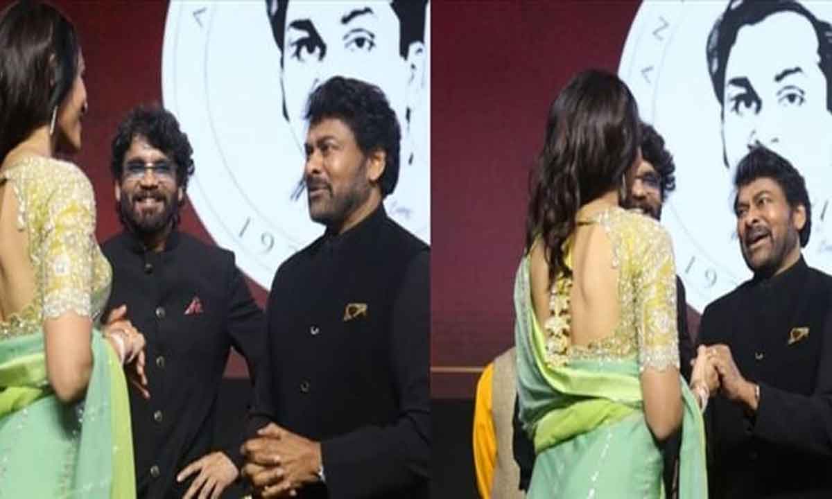 Nagarjuna|కాబోయే కోడలిని చిరంజీవికి పరిచయం చేసిన నాగార్జున.. చేతిలో చేయి వేసి..! Nagarjuna|కాబోయే కోడలిని చిరంజీవికి పరిచయం చేసిన నాగార్జున.. చేతిలో చేయి వేసి..!