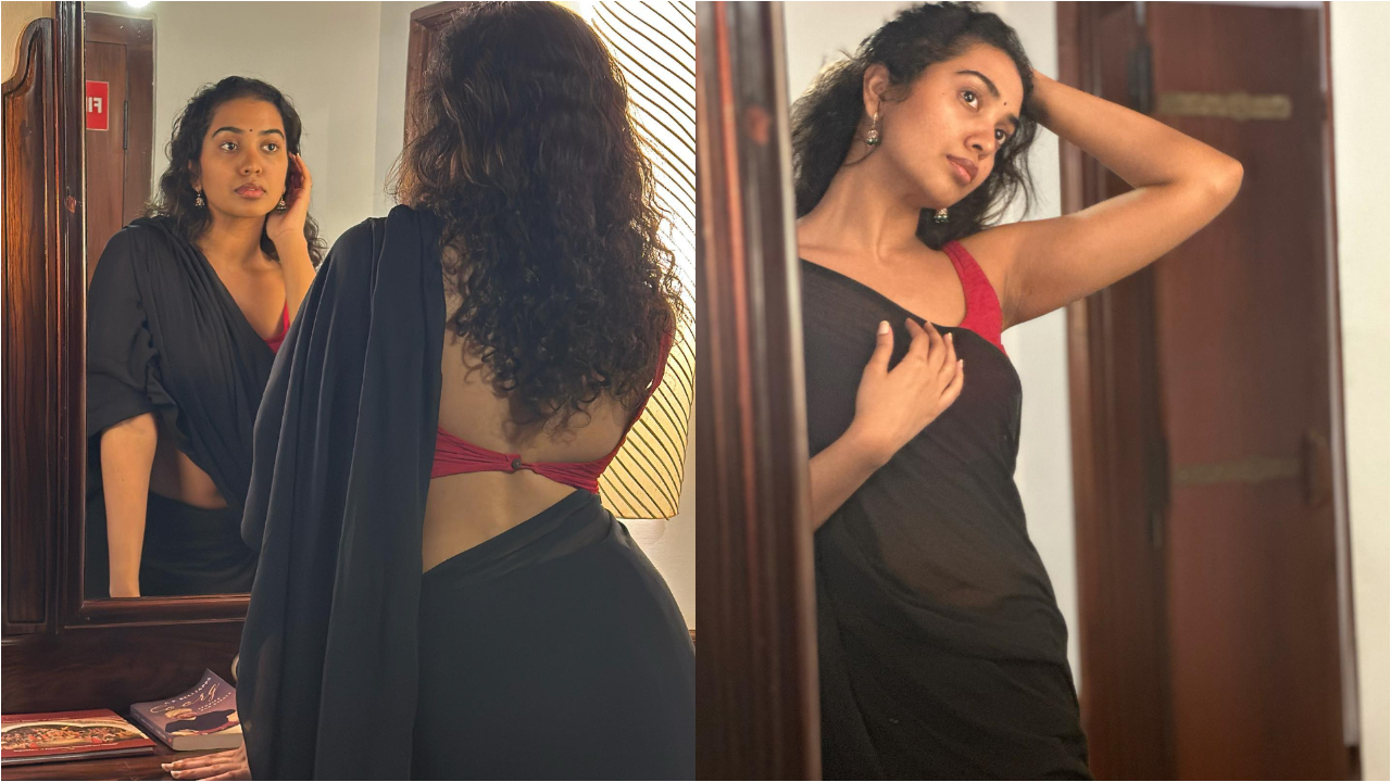 Shivathmika Rajashekar | చీరలో అందాలు ఒలకపోస్తున్న రాజశేఖర్ చిన్న కూతురు శివాత్మిక