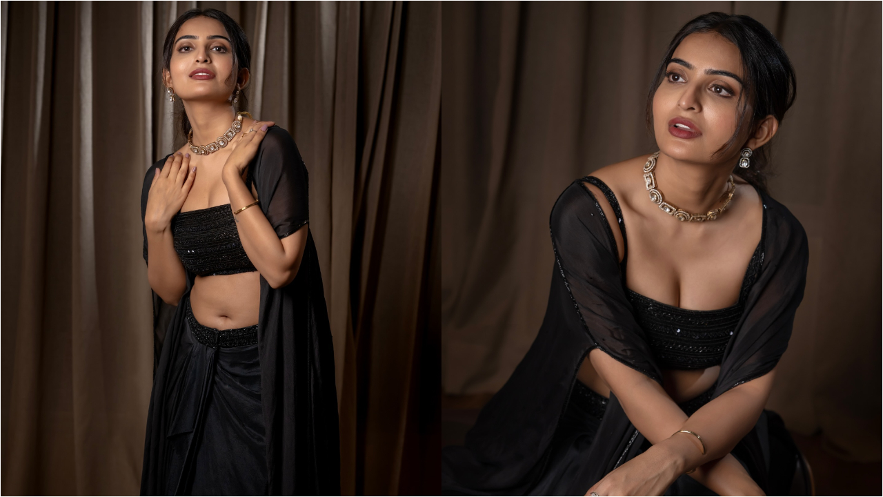Ananya Nagalla | బ్లాక్ డ్రెస్ లో నడుము అందాలతో పిచ్చెక్కిస్తున్న అనన్య నాగళ్ల