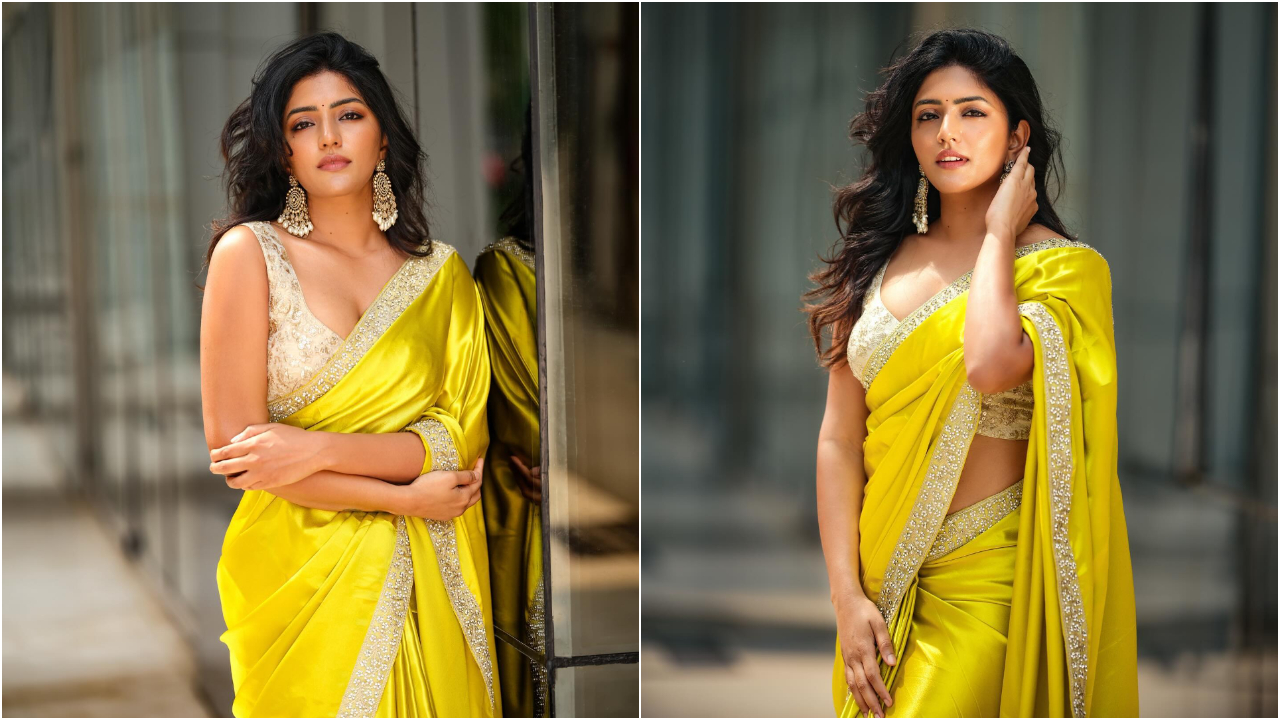 Eesha Rebba | చిలకపచ్చ చీరలో ఈషా రెబ్బ సోయగాలు.. చూస్తే మతిపోవాల్సిందే..