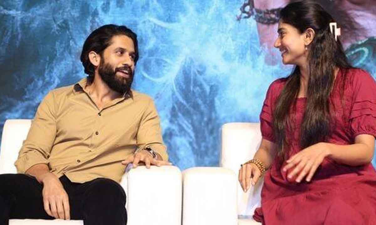 Sai Pallavi|తండేల్ ప్రెస్ మీట్లో చైతూని చూసి సిగ్గుపడ్డ సాయి పల్లవి..హోరెత్తిన ఆడిటోరియం Sai Pallavi|తండేల్ ప్రెస్ మీట్లో చైతూని చూసి సిగ్గుపడ్డ సాయి పల్లవి..హోరెత్తిన ఆడిటోరియం