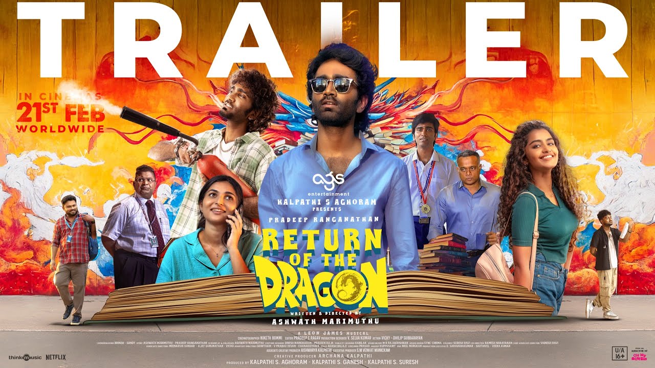 ల‌వ్‌టుడే హీరో కొత్త చిత్రం ‘రిట‌ర్న్ ఆఫ్ ది డ్రాగ‌న్’ ట్రైల‌ర్‌
