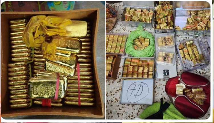 Gold Seize: వామ్మో ఒకే చోట..107కిలోల అక్రమ బంగారం సీజ్! Gold Seize: వామ్మో ఒకే చోట..107కిలోల అక్రమ బంగారం సీజ్!