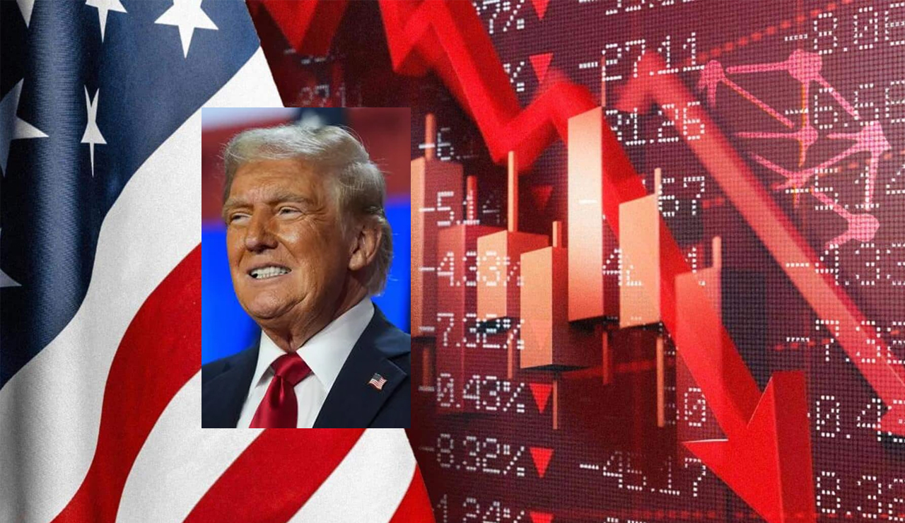 Trump: ట్రంప్ టారిఫ్ ఎఫెక్ట్.. దలాల్ స్ట్రీట్ ఢమాల్ Trump: ట్రంప్ టారిఫ్ ఎఫెక్ట్.. దలాల్ స్ట్రీట్ ఢమాల్