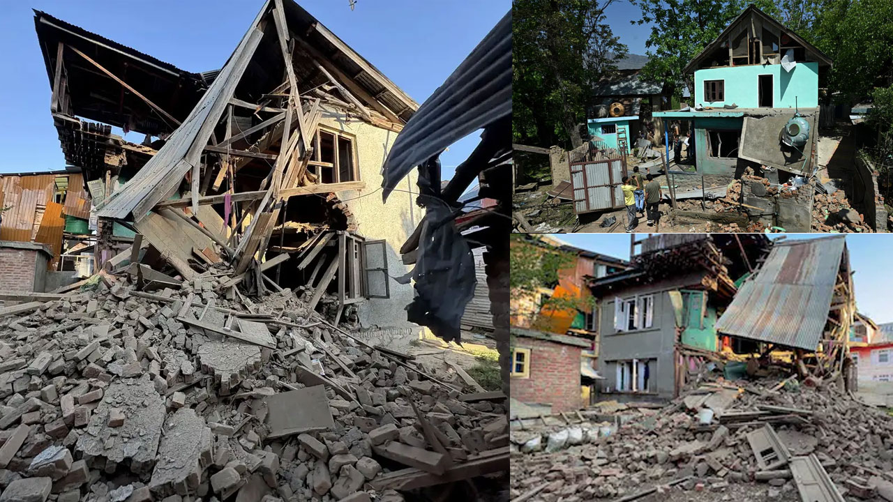 Pahalgam Attack | పేలిన.. మరో ముగ్గురు ఉగ్రవాదుల ఇళ్లు Pahalgam Attack | పేలిన.. మరో ముగ్గురు ఉగ్రవాదుల ఇళ్లు