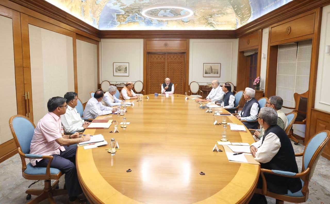 ప్రధాని మోదీ అధ్యక్షతన కేబినెట్ భద్రతా కమిటీ సమావేశం ప్రధాని మోదీ అధ్యక్షతన కేబినెట్ భద్రతా కమిటీ సమావేశం