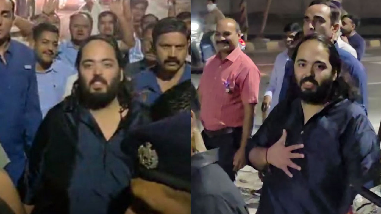Anant Ambani: కాలినడకన.. ద్వారకకు అనంత్ అంబానీ! Anant Ambani: కాలినడకన.. ద్వారకకు అనంత్ అంబానీ!