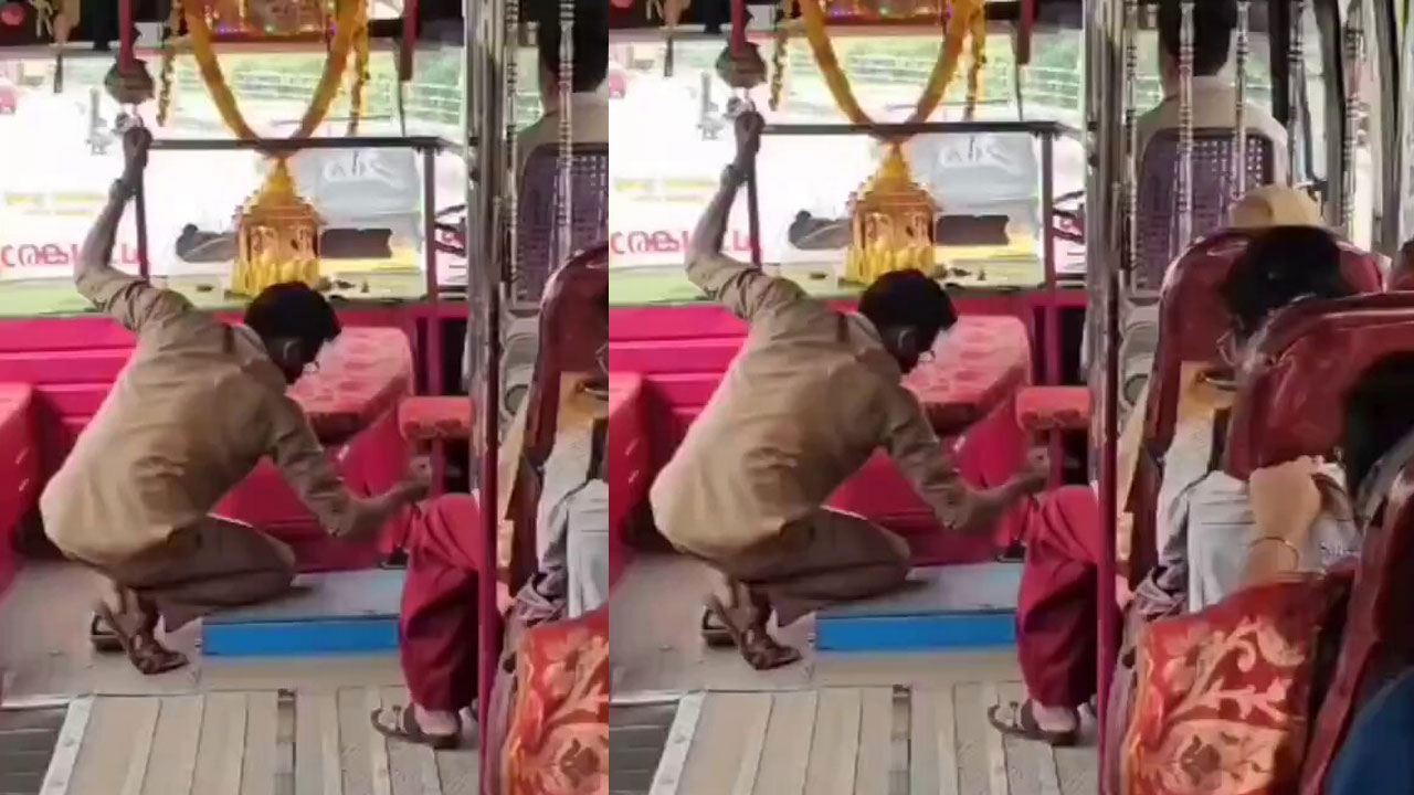 Viral: స్టీరింగ్ ఒకరు… గేర్ ఒకరు..ప్రాణాలు ప్రాణాలు గాల్లో Viral: స్టీరింగ్ ఒకరు… గేర్ ఒకరు..ప్రాణాలు ప్రాణాలు గాల్లో