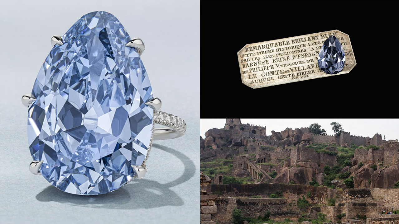 Golconda Blue Diamond | వేలానికి.. గోల్కొండ బ్లూ డైమండ్! ధర తెలిస్తే ఫీజులు ఎగురుతయ్ Golconda Blue Diamond | వేలానికి.. గోల్కొండ బ్లూ డైమండ్! ధర తెలిస్తే ఫీజులు ఎగురుతయ్