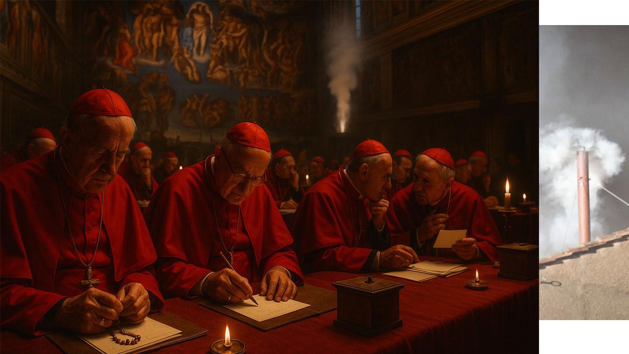 Pope election | కొత్త పోప్ ఎంపికలో నల్ల పొగ, తెల్ల పొగలే కీలకం! అవి ఎలా తెప్పిస్తారంటే.. Pope election | కొత్త పోప్ ఎంపికలో నల్ల పొగ, తెల్ల పొగలే కీలకం! అవి ఎలా తెప్పిస్తారంటే..