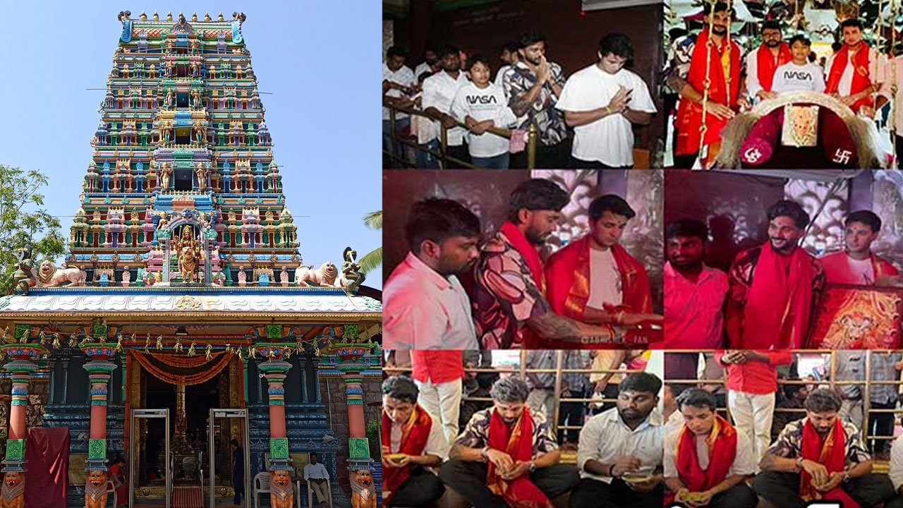 Hyderabad | జూబ్లీహిల్స్ పెద్ధమ్మ తల్లిని దర్శించుకున్న SRH ఆటగాళ్లు Hyderabad | జూబ్లీహిల్స్ పెద్ధమ్మ తల్లిని దర్శించుకున్న SRH ఆటగాళ్లు