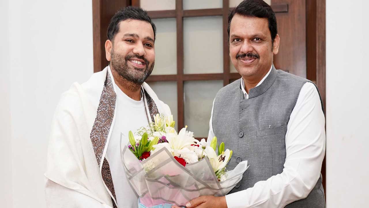 Rohit Sharma: సీఎం ఫడ్నవిస్ తో రోహిత్ శర్మ భేటీ! Rohit Sharma: సీఎం ఫడ్నవిస్ తో రోహిత్ శర్మ భేటీ!