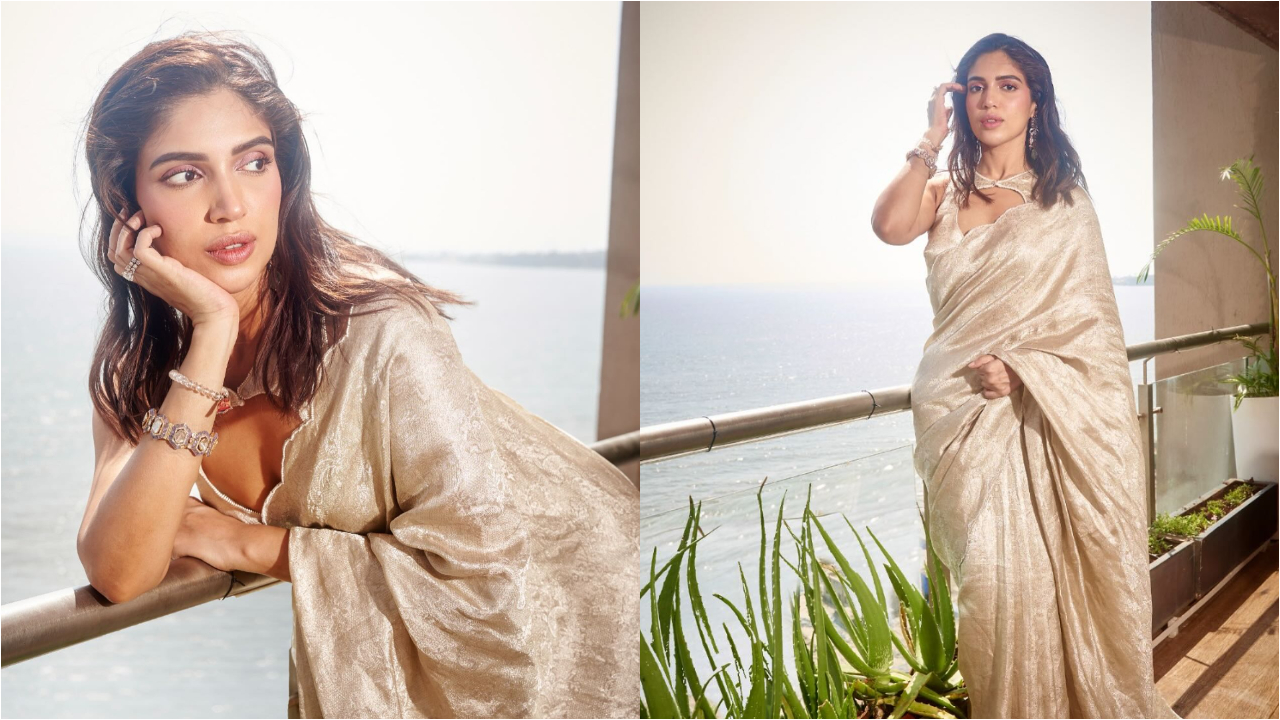 Bhumi Pednekar | సిల్క్ చీరలో భూమి పెడ్నేకర్ అందాల విందు